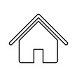 © grgroup - house with roof and door icon, vector illustration design