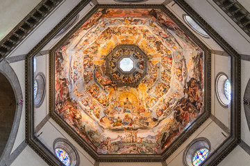 Wall Mural - Florence Cathedral - Vasari's fresco