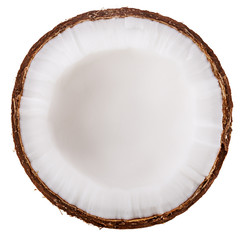 Wall Mural - coconut Isolated on white background