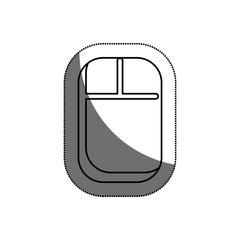 computer mouse isolated icon