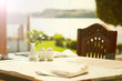 © Irina - Summer terrace of the restaurant. Served table