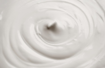 Wall Mural - Yogurt swirl background