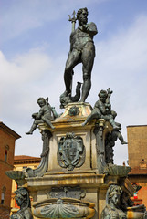 Poster - Italy, Bologna Neptune statue