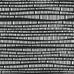 Aufkleber - Abstract seamless vector pattern with hand drawn vertical lines. Monochrome illustration stripes texture. Hipster graphic template background