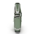 Empty Golf Bag on white. Front view. 3D illustration