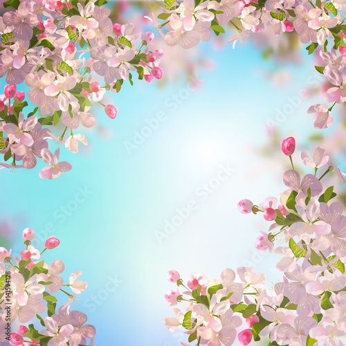 Dekoracja na wymiar  wiosenny-kwiat-jabloni