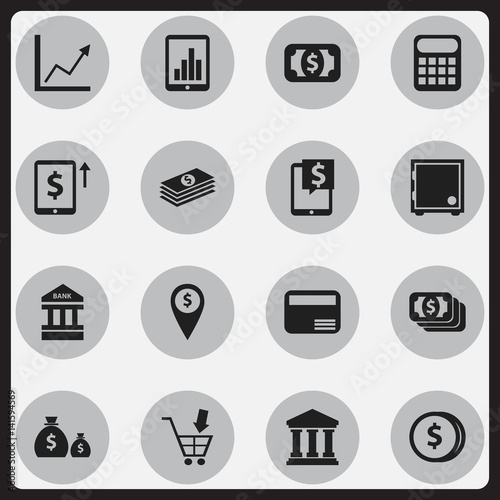 Set Of 16 Editable Investment Icons Includes Symbols Such As