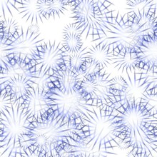 Blue Spiky Circles Randomly Generated Background