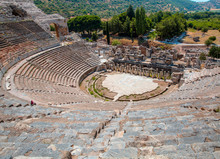 Roman Amphitheatre In Ephesus, Turkey