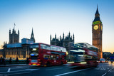 Fototapeta Big Ben - Big Ben and London Bus