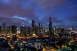 Melbourne - Australia, night skyline