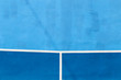 Blue tennis court surface, sport background.