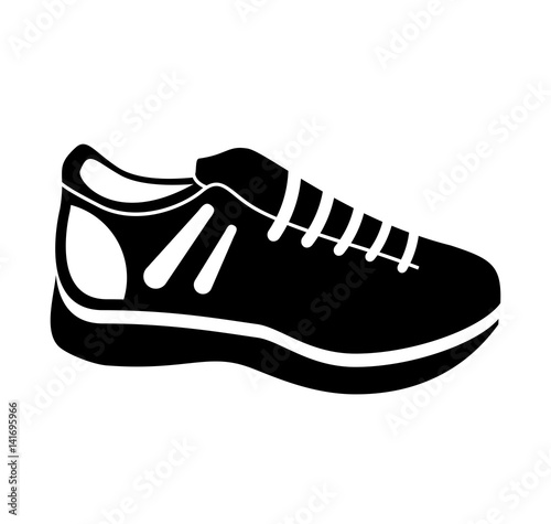 Vecteur Stock tennis shoes isolated icon vector illustration design