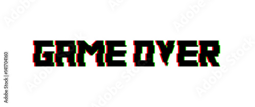 Game Over Glitch Design Vector Buy This Stock Vector And Explore Similar Vectors At Adobe Stock Adobe Stock