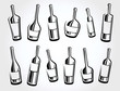 © VKA - Alcoholic glass collection. Vector