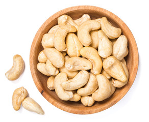 Sticker - cashew nuts on white