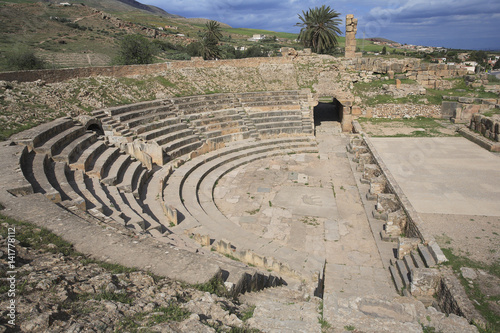 Plakat Bulla Regia / Roman Site / Teatr / Tunezja