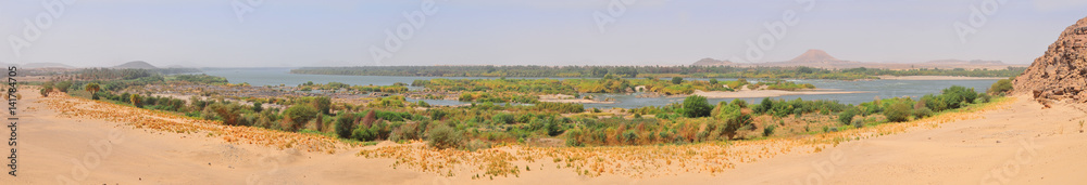 The Third Catarac of the Nile river around Tombos in Sudan
 - obrazy, fototapety, plakaty 