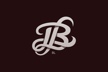 Letter B And L Monogram Logo Design Vector