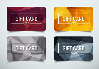 Poster - Design a gift card with a frame for text and denomination.