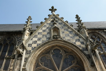 Wall Mural - Eglise Saint Martin en baie de Somme, Picardie dans le nord de la France