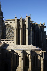 Wall Mural - Eglise Saint Nazaire dans la cité médiévale de Carcassonne, France