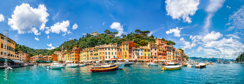 Fotografía Panorama, Portofino, Ligurien, Italien