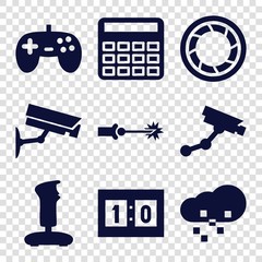 Aufkleber - Set of 9 digital filled icons