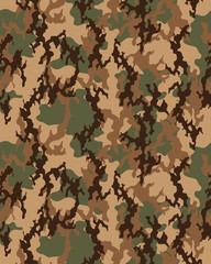 Fashionable camouflage pattern, military print .Seamless illustration