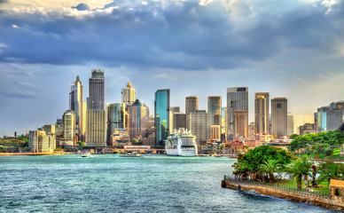 Sticker - Skyline of Sydney central business district, Australia