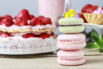 Sticker - Stack of french macaroons