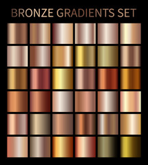 Wall Mural - bronze gold gradients