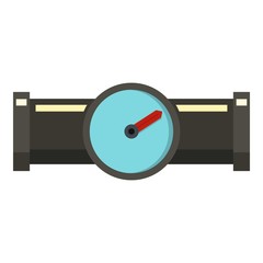 Poster - Water meter icon, flat style
