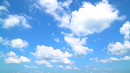 Wall Mural - the clear sky with a cloud