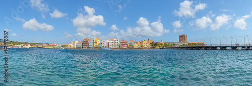 Curacao Panoramaansicht auf die Stadt Wallpaper Mural