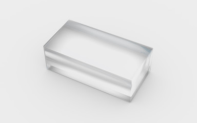 solid glass box