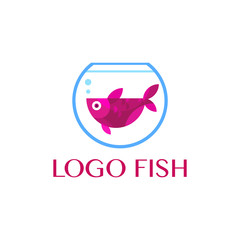 Vector goldfish, aquarium, fish, icon, logo, design, symbol, pet store