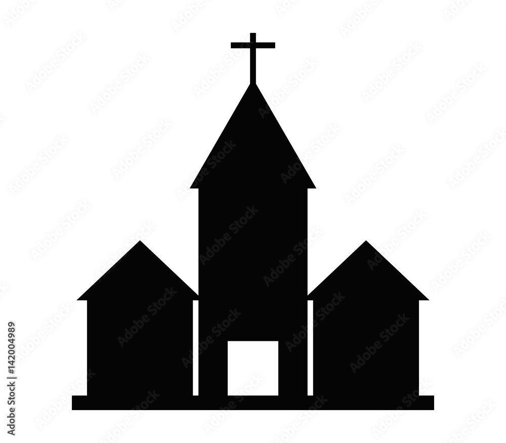 church icon Stock Vector | Adobe Stock