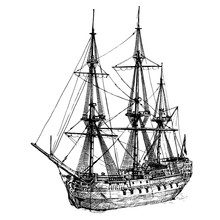 18th-century Cargo Ship