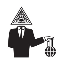 Illuminati Conspiracy Illustration