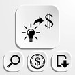 © vectori1 - good idea moneyicon stock vector illustration flat design