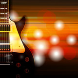 Fototapeta  - abstract grunge background with electric guitar