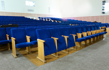 Poster - Modern interior of school assembly hall