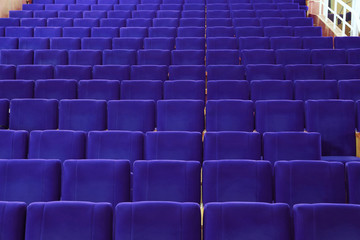 Canvas Print - Chairs in modern assembly hall