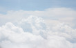 white bright cotton clouds background with blue sky