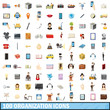 © ylivdesign - 100 organization icons set, cartoon style