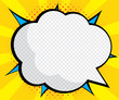 © nakedcm - abstract blank speech bubble pop art, comic book