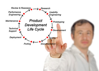 Canvas Print - Product Development Life Cycle