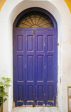 The Old Shabby Purple Door