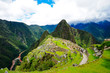 Machu Picchu, Peruvian travel destination, Cuzco, Peru. World Heritage site. New seven wonder of the world.